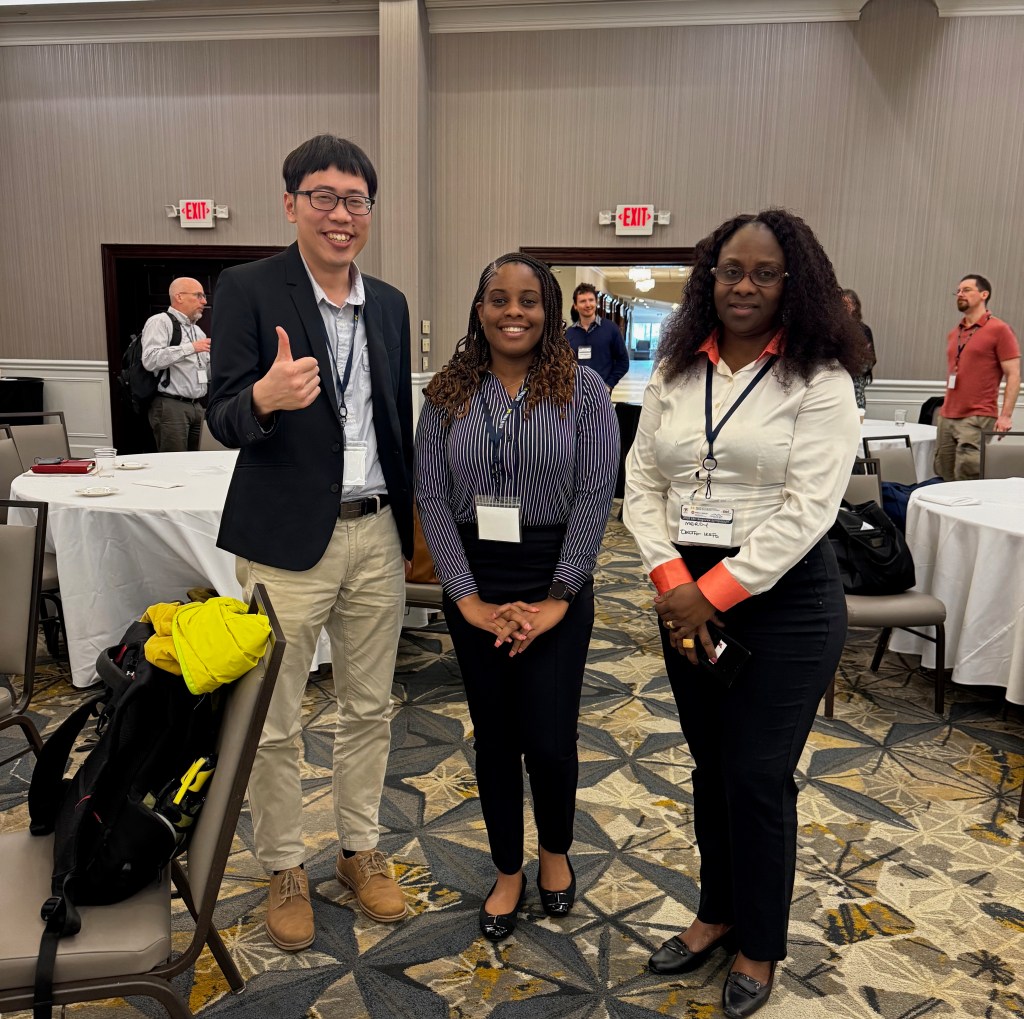 Nathan Chen and two colleagues at the ERC Symposium