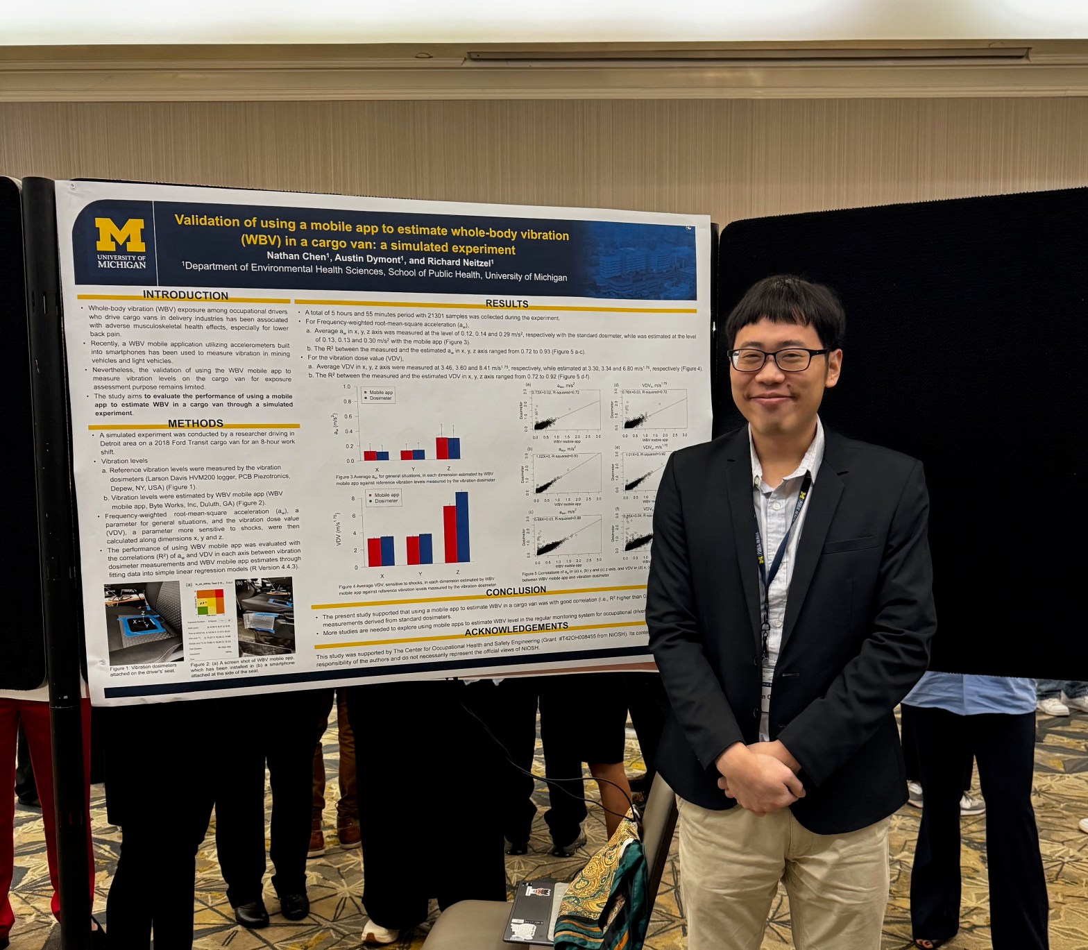 Nathan Chen poses with his poster.
